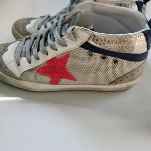 Golden Woman Shoes